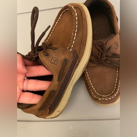 LANYARD Sperrys loafers boat shoes size 1.5 - Picture 1 of 9